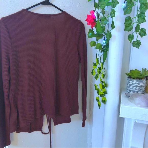 Floral Embroidered Ribbed Cardigan - Picture 4 of 4